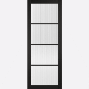Black Soho Reeded Glazed
