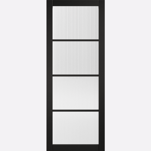 Black Soho Reeded Glazed
