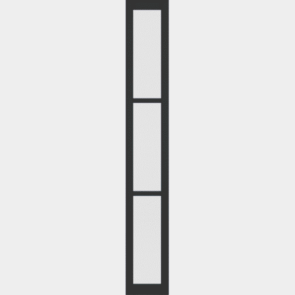 Black Tribeca Sidelight W6 without Lock Block - Image 2