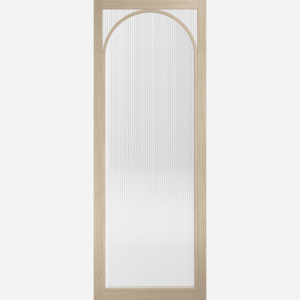 Blonde Oak Melrose Reeded Glazed