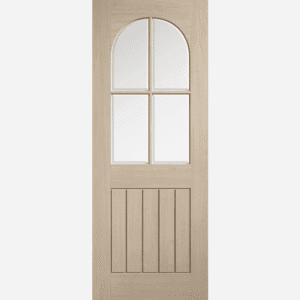 Blonde Oak Mexicano Arched Square Top Glazed