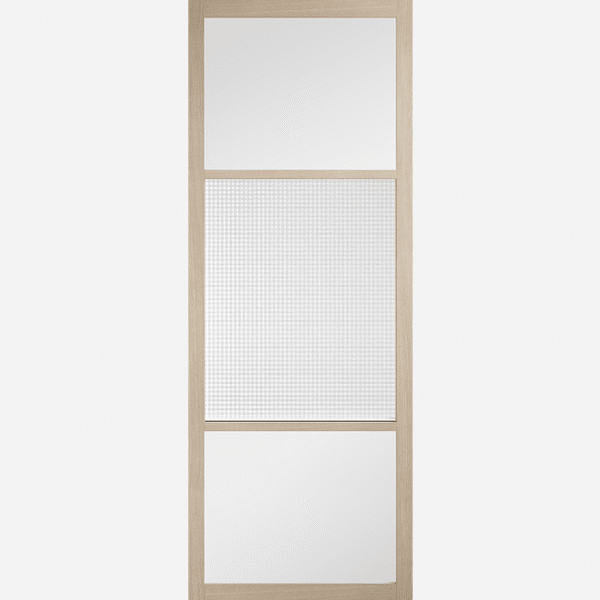 Blonde Oak Sutton Reeded Glazed