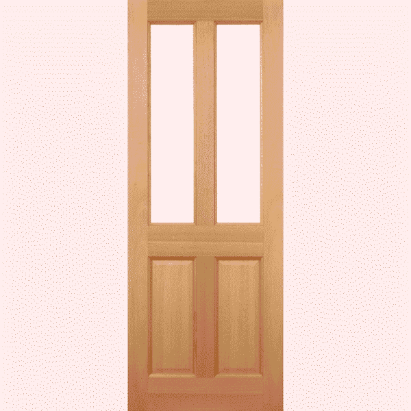 Hardwood Malton Glazed 2L Clear