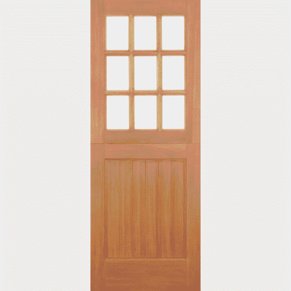 Hardwood Stable Straight Top Unglazed 9L M&T