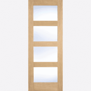 Oak Shaker Glazed 4L Clear Pre-Finished