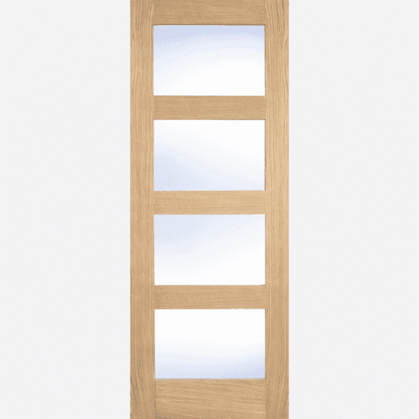 Oak Shaker Glazed 4L Clear Pre-Finished