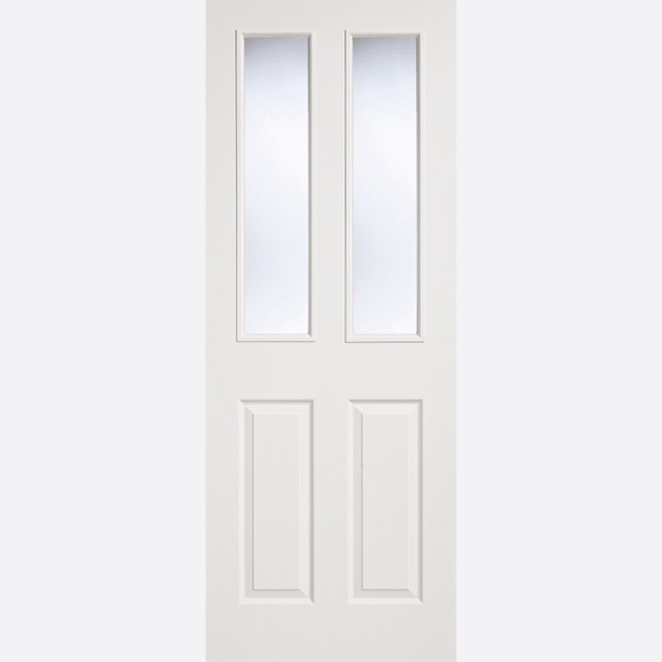 White Moulded Glazed 2P-2L