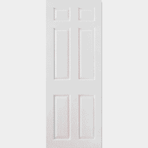 White Moulded Smooth 6P Square Top