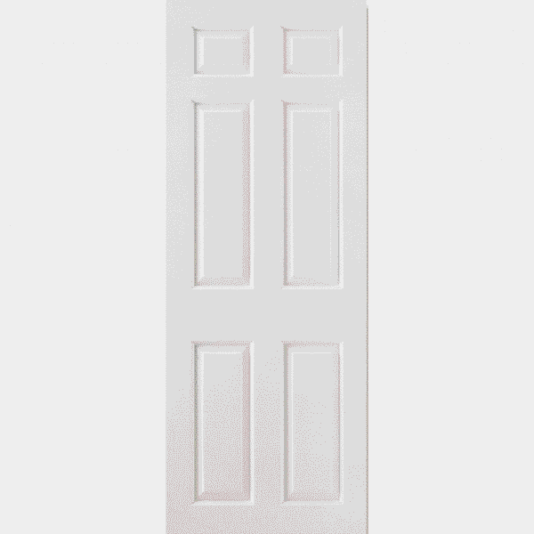 White Moulded Smooth 6P Square Top