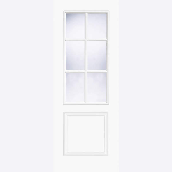 White Moulded Smooth Berlin Glazed 6L