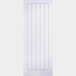 White Moulded Textured Vertical 5P