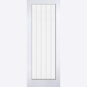 White Moulded Textured Vertical Glazed 1L