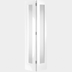 White Pattern 10 Glazed Bi-Fold