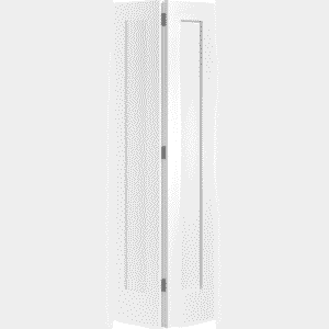 White Pattern 10 One Panel Bi-Fold