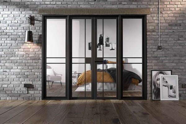 Room Divider Black Greenwich W8 - Image 2