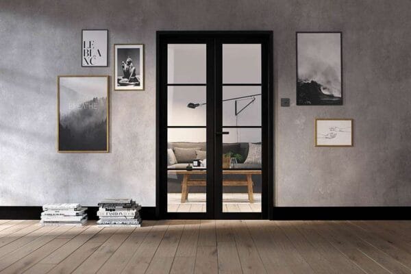 Room Divider Black Soho W4 - Image 2