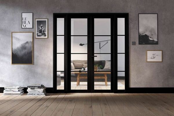 Room Divider Black Soho W6 - Image 2