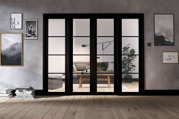 Room Divider Black Soho W8 - Image 2