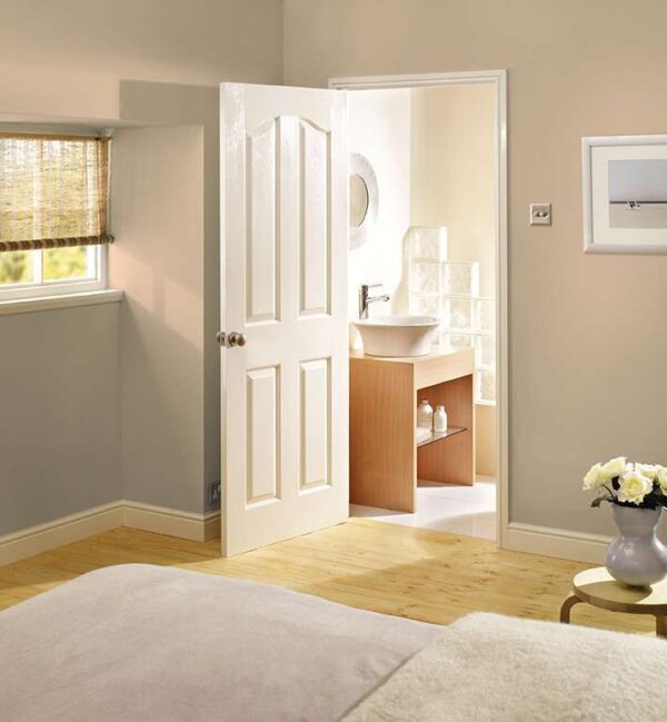 White Moulded Mayfair 4P - Image 2
