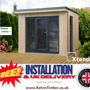 Insulated Garden Building Xtend 3.0 Forest Garden